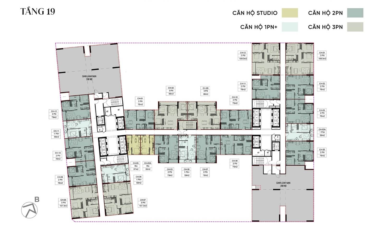 mặt bằng tòa legend 3 dự án sunshine legend city