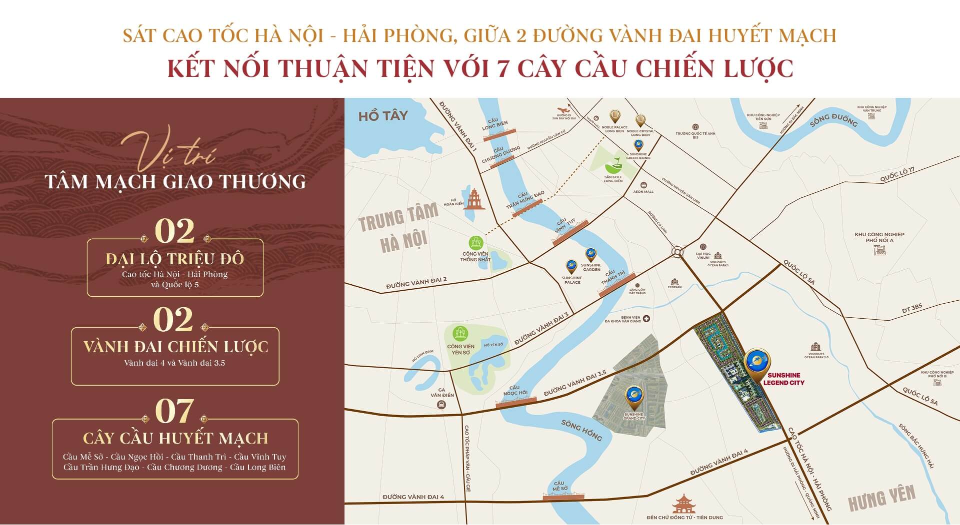 Sunshine Legend City - Tâm điểm giao thương phía đông Hà Nội