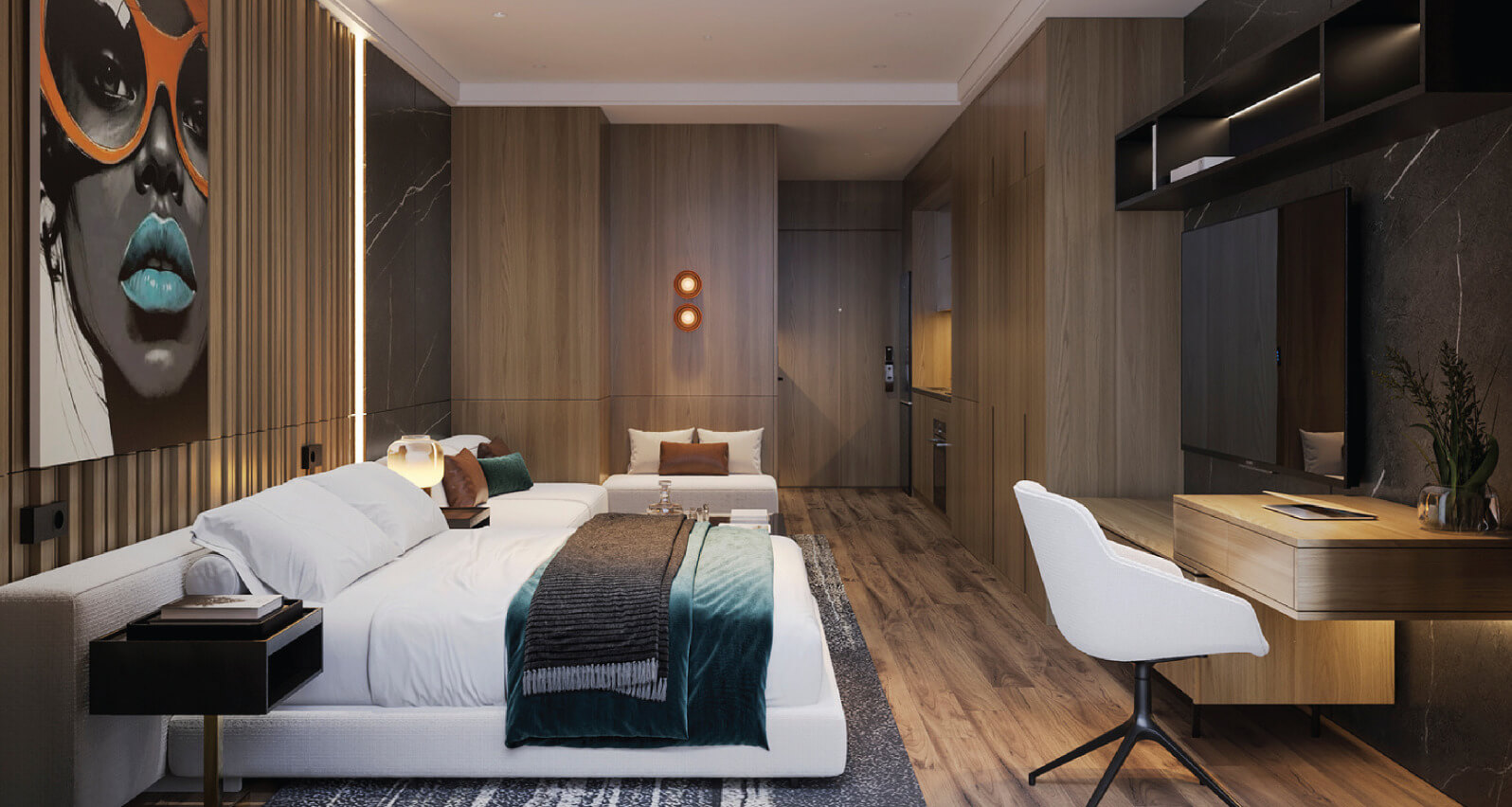 nội thất căn hộ sunshine legend city hưng yên