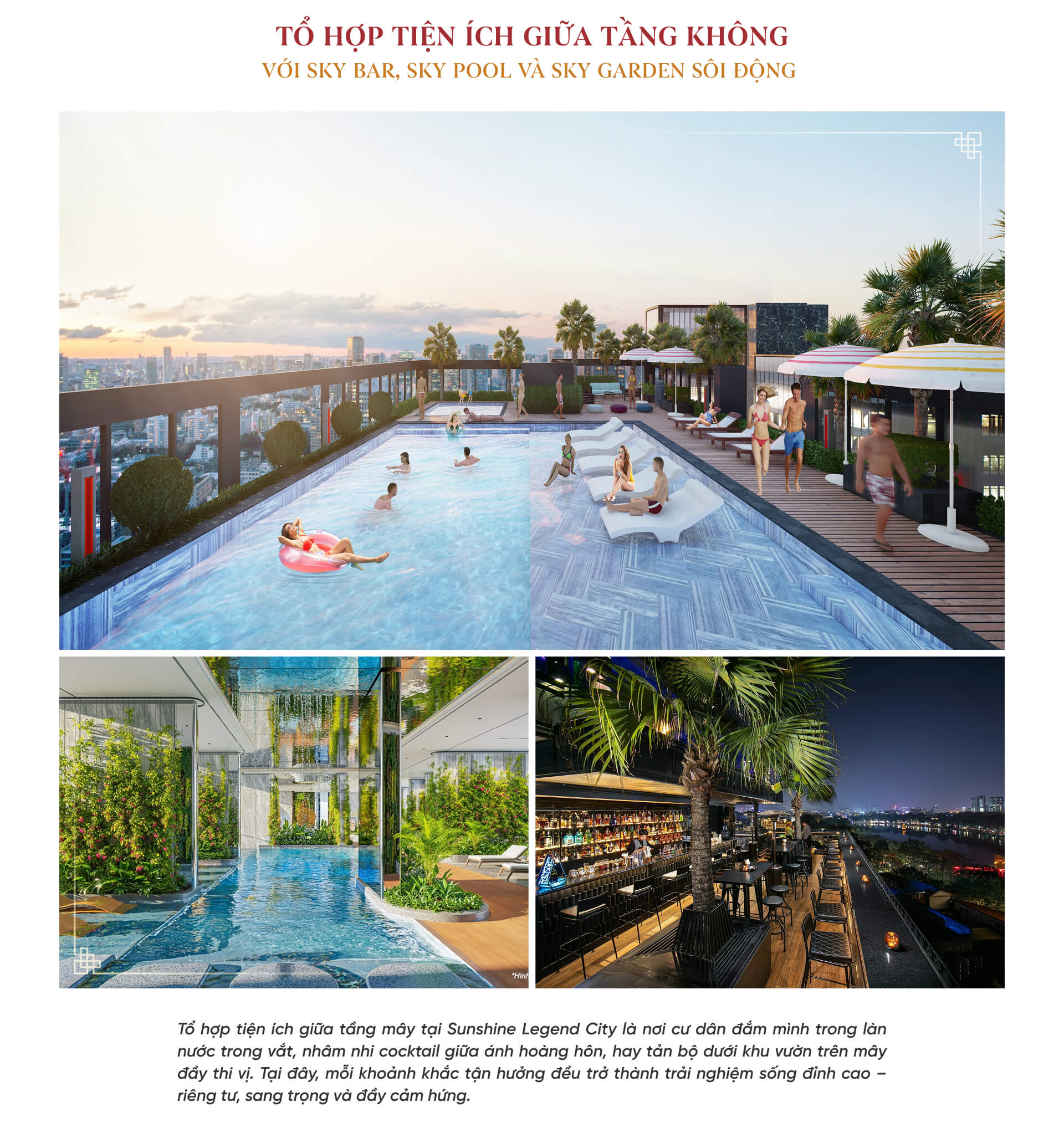 tiện ích dự án sunshine legend city hưng yên