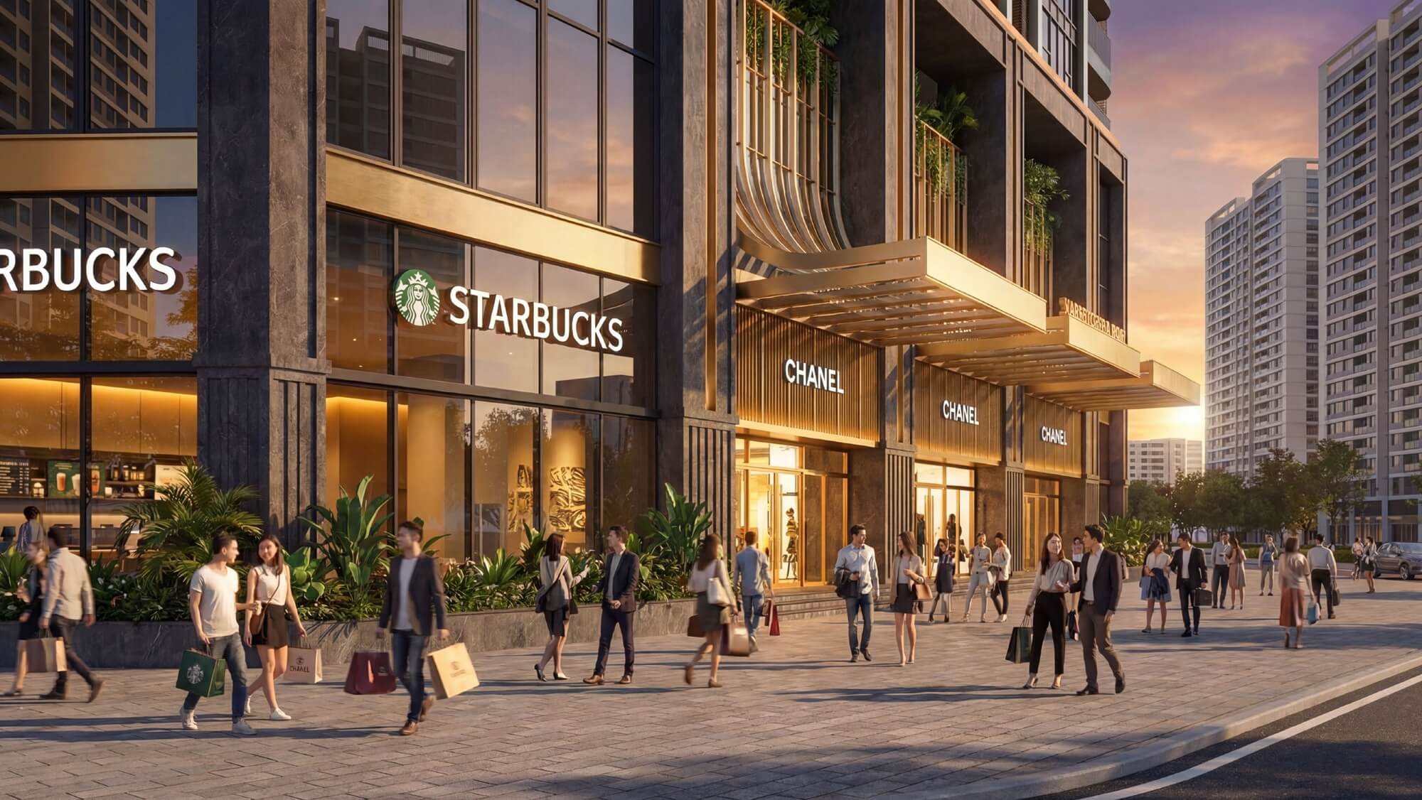 tiện ích dự án sunshine continental trần bình